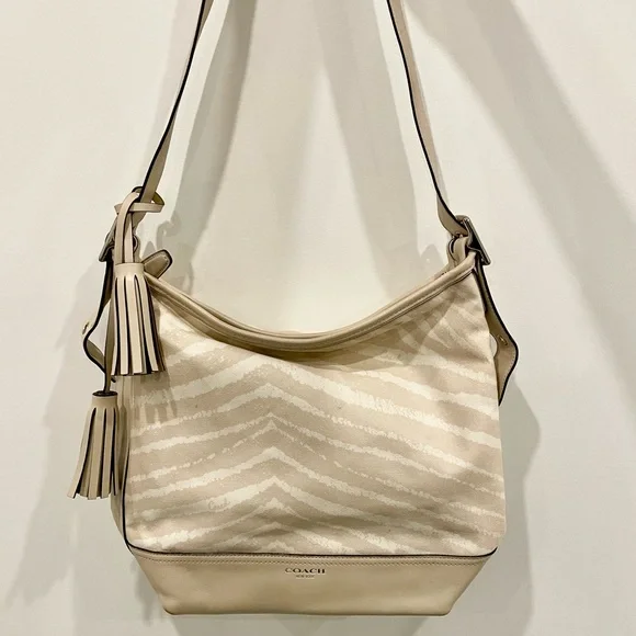 Coach | Bags | Coach Legacy Zebra Shoulder Bag | Poshmark